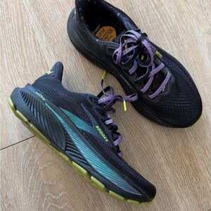 Brooks runDisney Ursula-inspired Ghost 17 - Black, Teal, and Purple